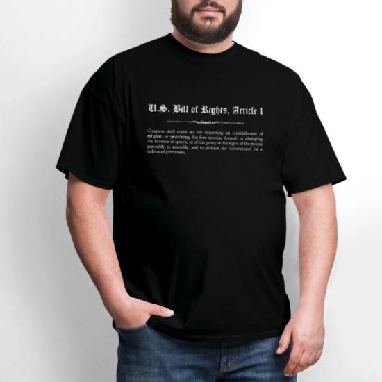 U.S. Bill of Rights - Article 1' Men's T-Shirt | Spreadshirt